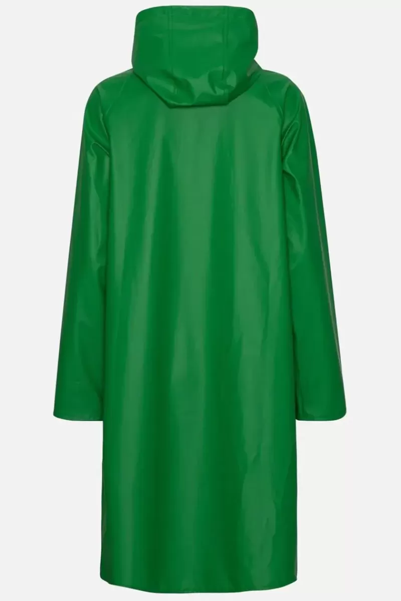 ILSE JACOBSEN A Line Raincoat In Green