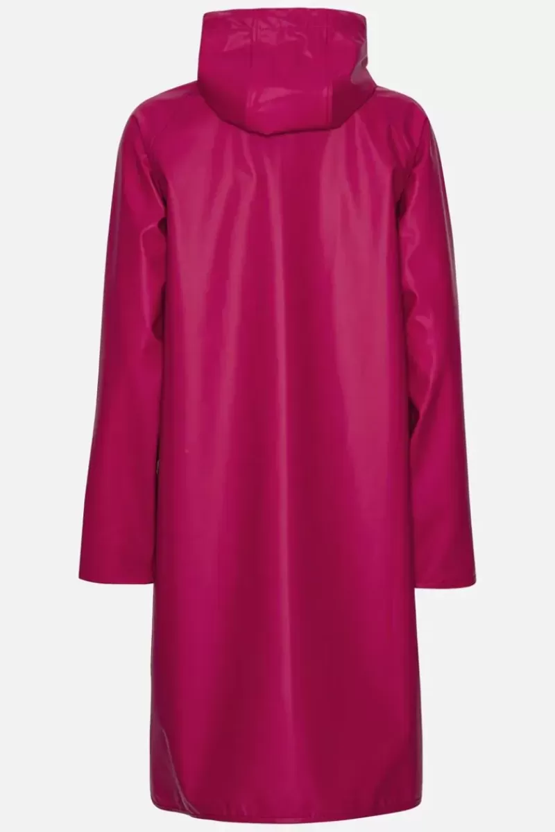 ILSE JACOBSEN A Line Raincoat In Sangria