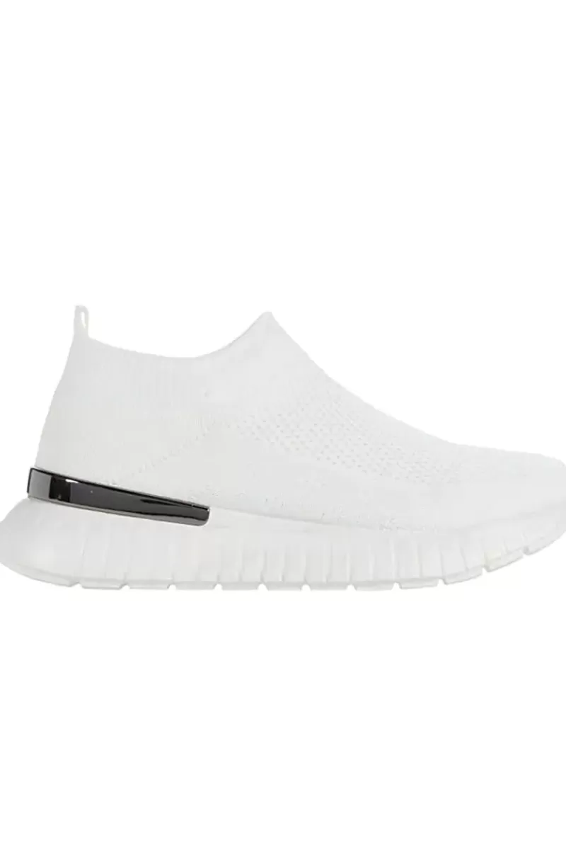 ILSE JACOBSEN Tulip Knitted Sneaker In White