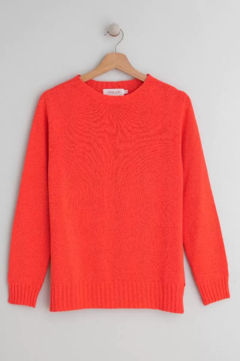 INDI AND COLD Indi & Cold Cotton Knit Sweater In Red