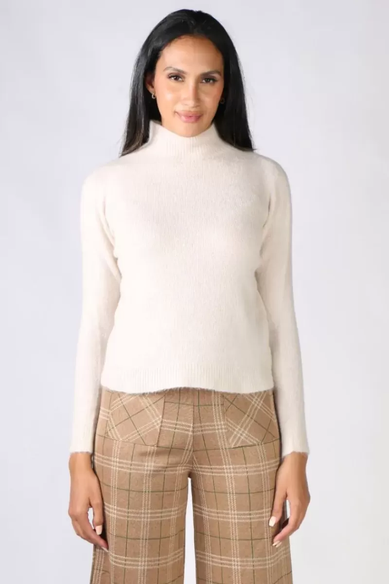 INDI AND COLD Indi & Cold Maeve Knit Jumper In Beige