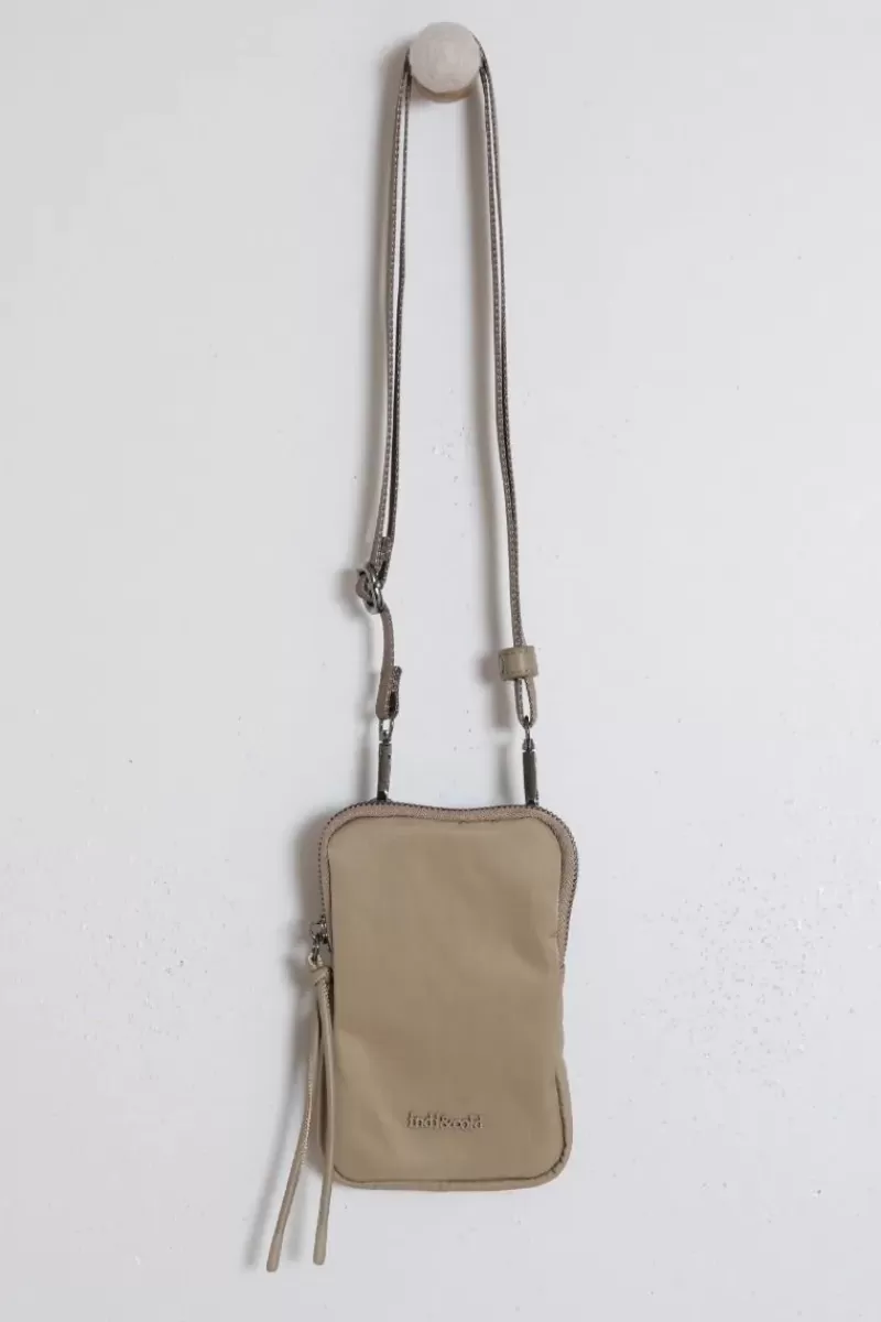 INDI AND COLD Mini Technical Bag In Beige