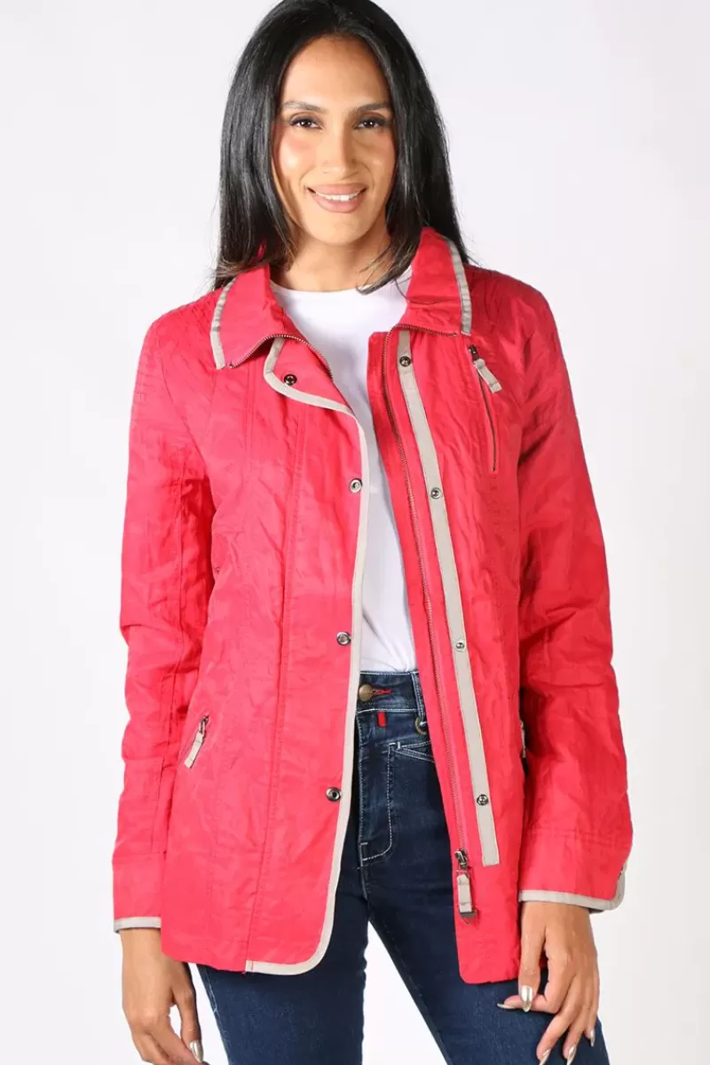 VERGE Jubilee Coat By In Red