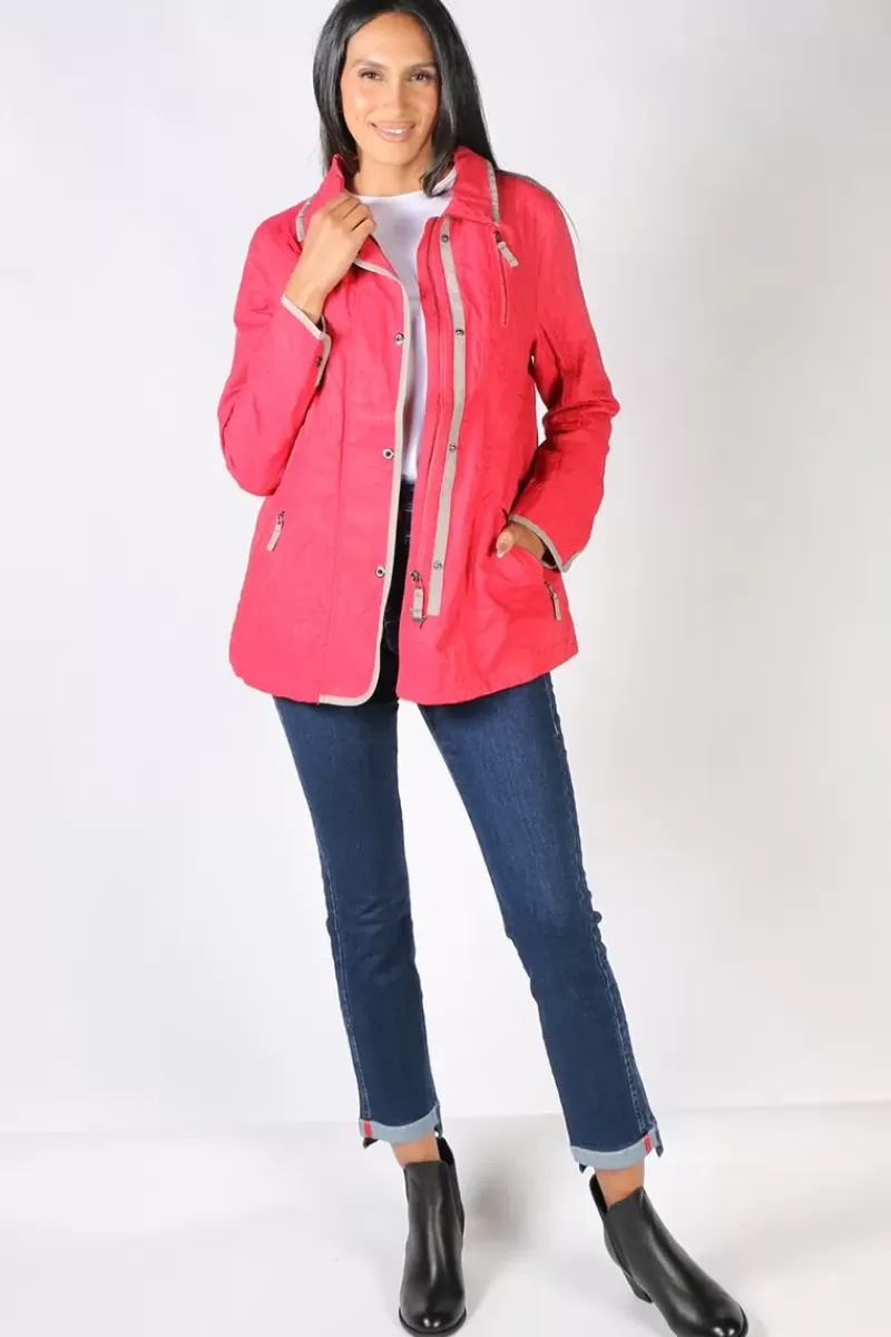 VERGE Jubilee Coat By In Red