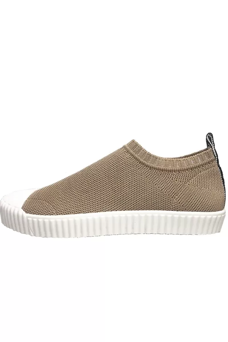 CARRANO Knitted Sand Shoe By In Biscuit