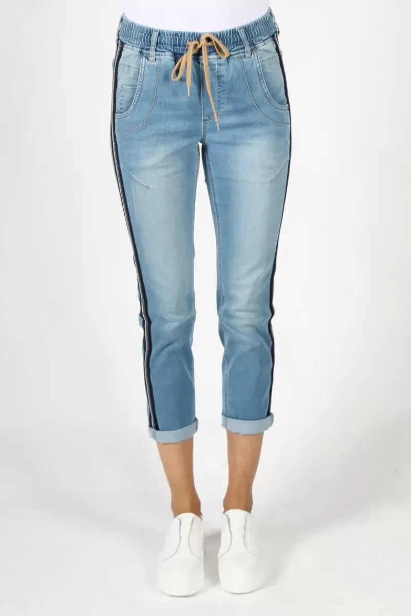 LANIA THE LABEL Lania Boyfriend Jean In Wash