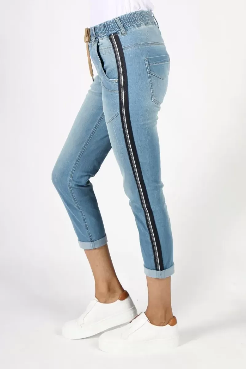 LANIA THE LABEL Lania Boyfriend Jean In Wash