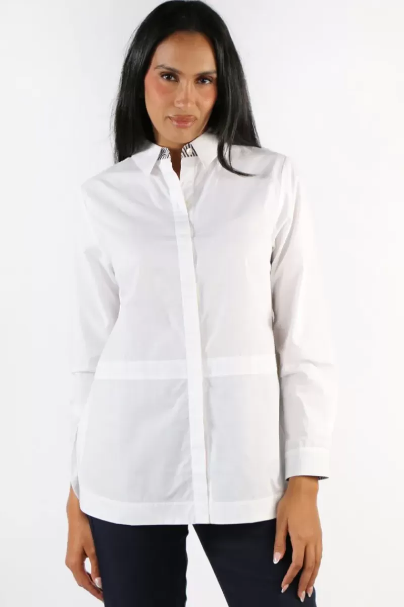 BAGRUU Lania Shirt By In White