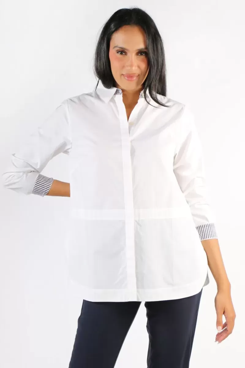 BAGRUU Lania Shirt By In White