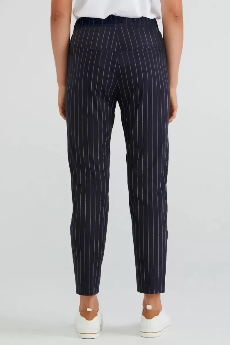 LANIA THE LABEL Lania Weave Pant In Navy