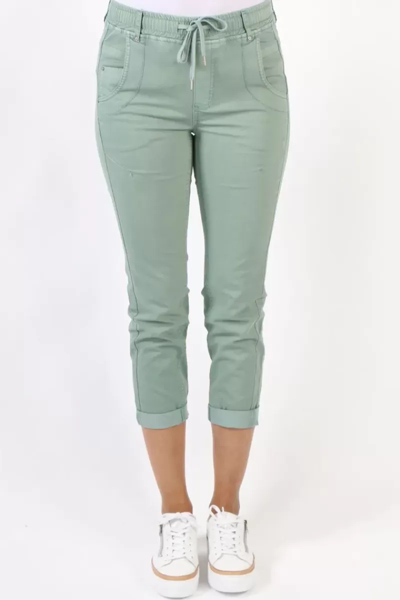 LANIA THE LABEL Lania Zane Boyfriend Jean In Teal