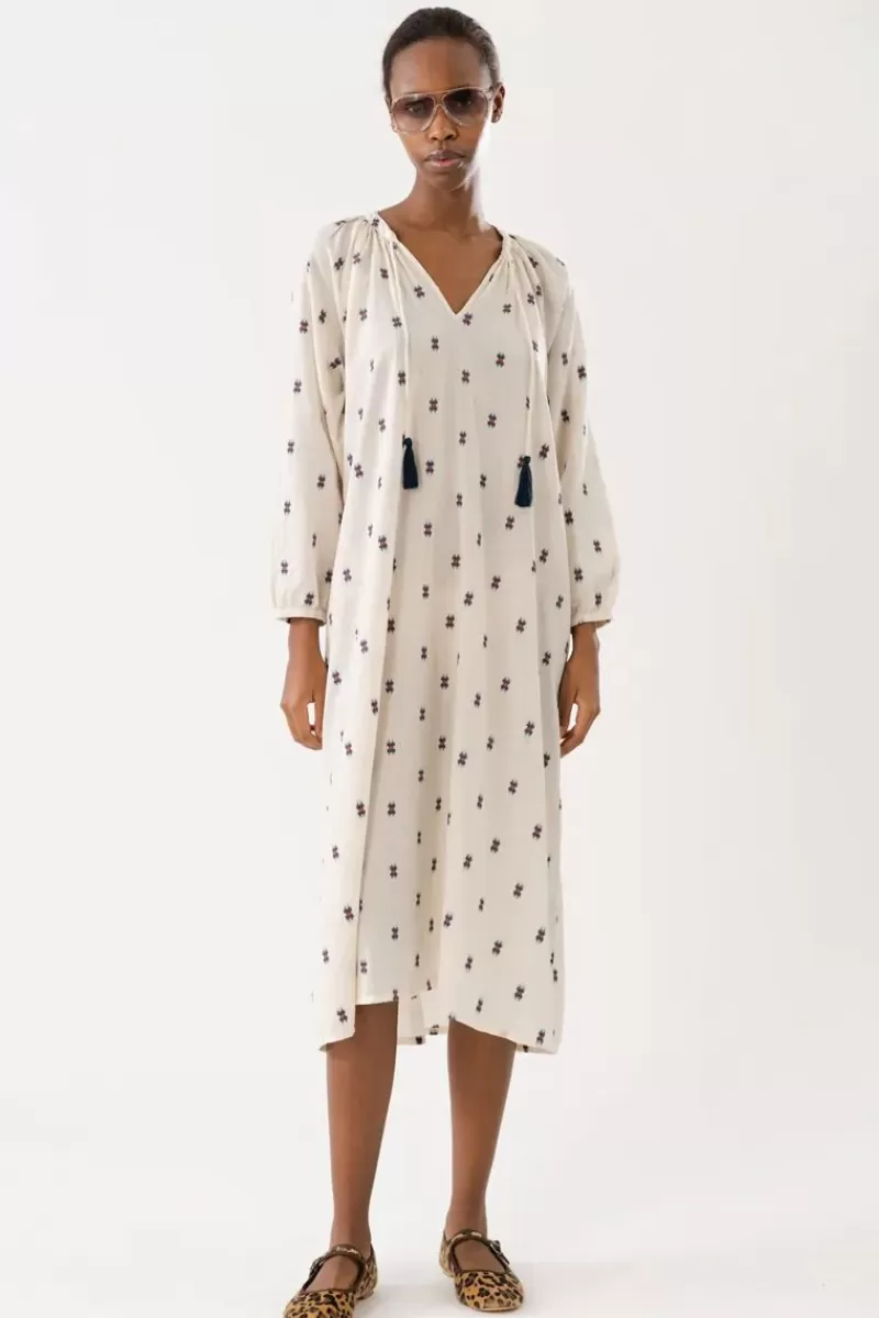 LOLLYS LAUNDRY Punjab Dress In Cream