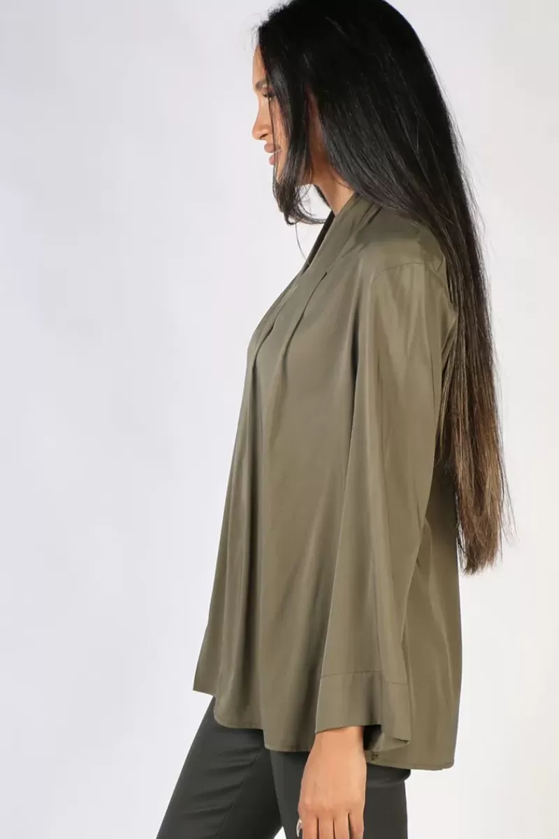 LOUNGE THE LABEL Lounge Athens Tunic In Olive