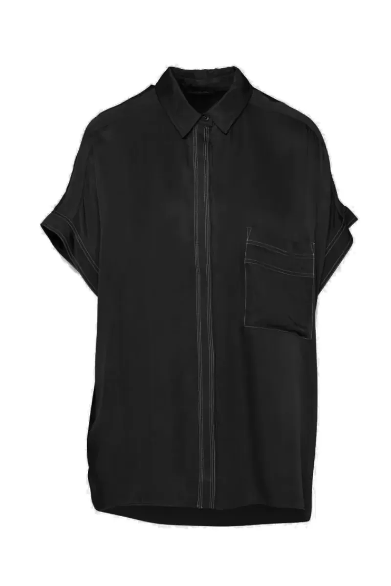 LOUNGE THE LABEL Zermet Shirt In Black