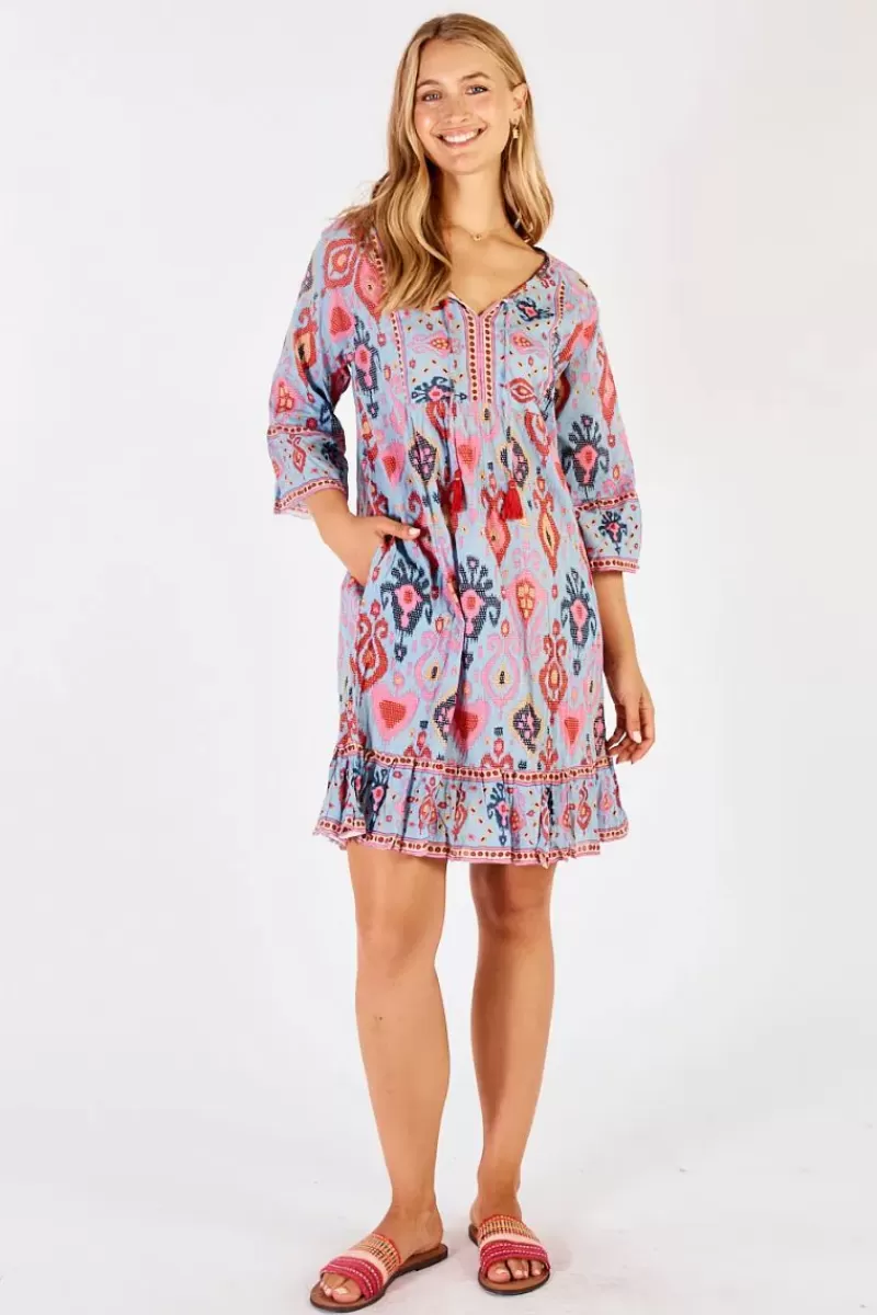 LULA SOUL Lula Life Augusta Dress In Sky