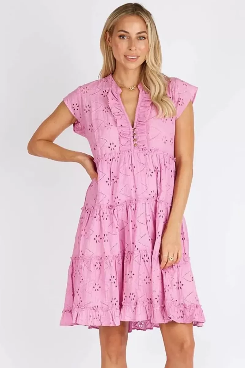 LULA SOUL Lula Life Finley Sun Dress In Musk