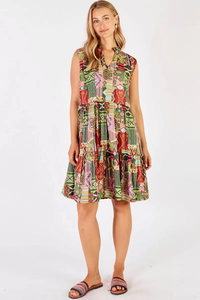 LULA SOUL Lula Life Sylvie Sundress In Fern