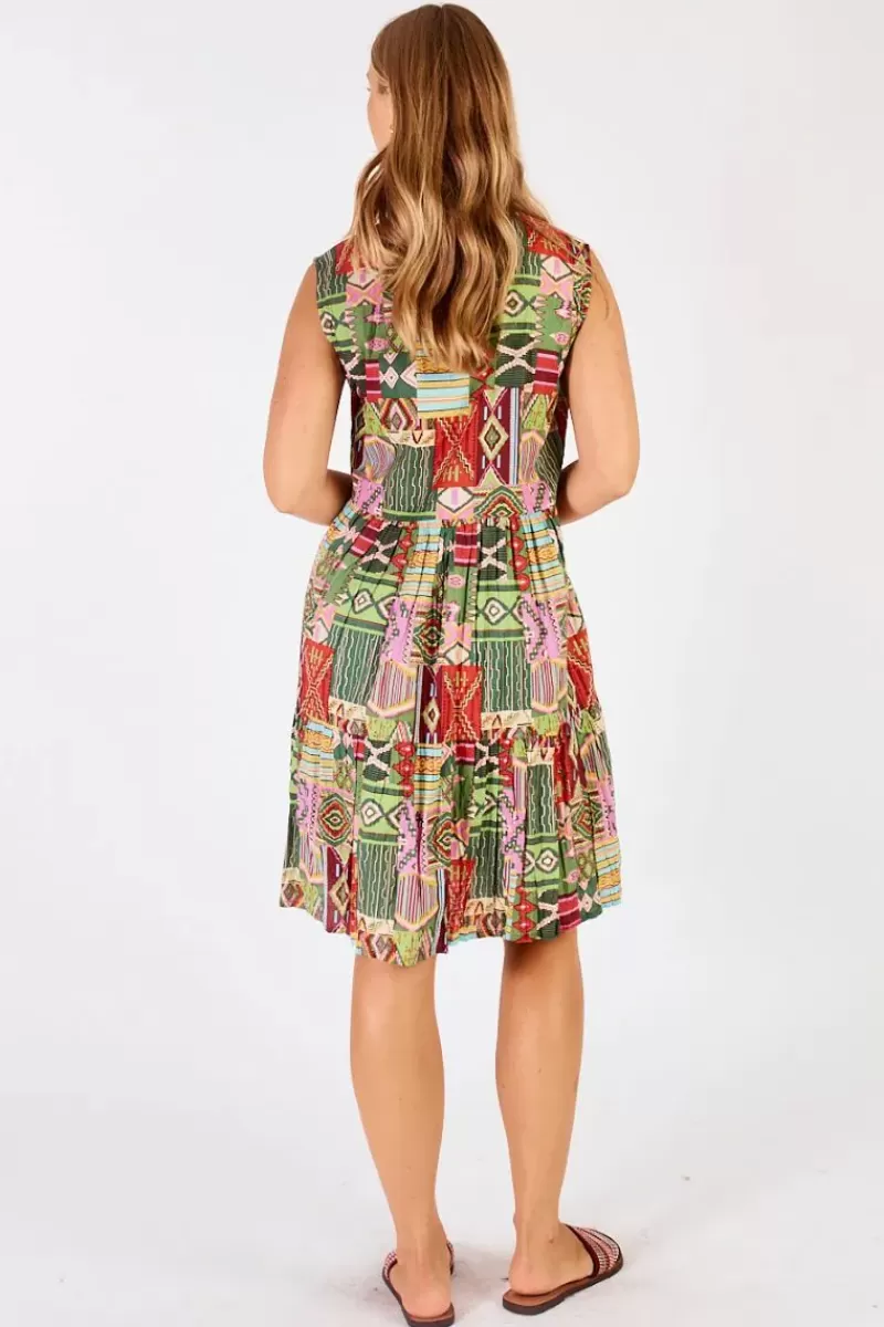 LULA SOUL Lula Life Sylvie Sundress In Fern