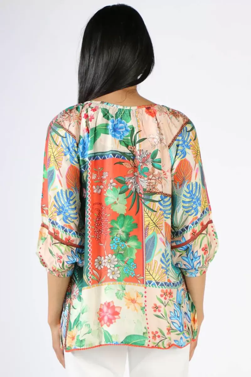 LULA SOUL Botanical Top In Flame