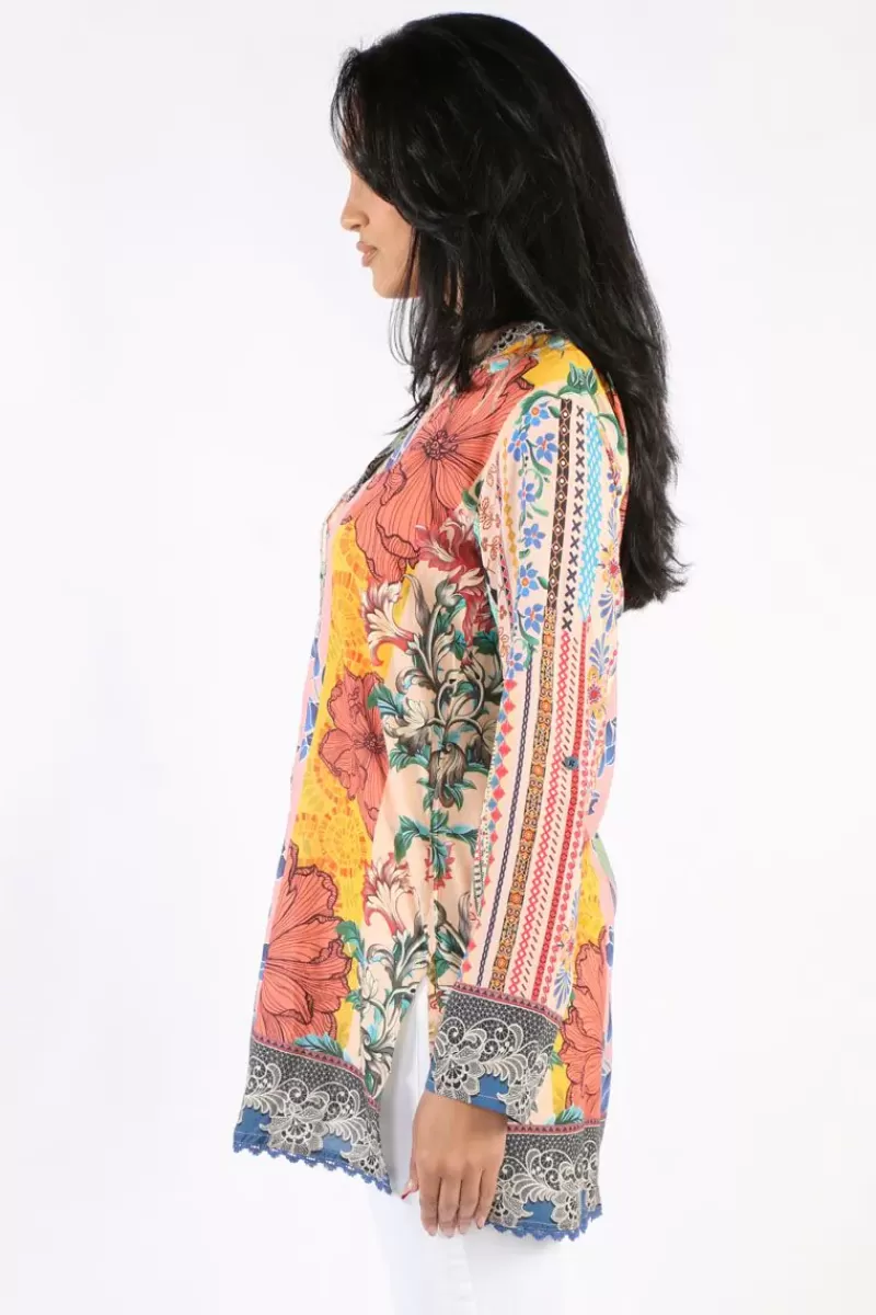 LULA SOUL Capri Tunic In Multi