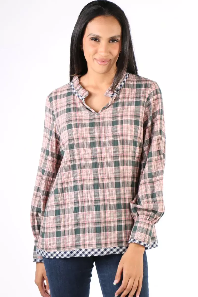 MADLY SWEETLY Dutton Shirt In Green