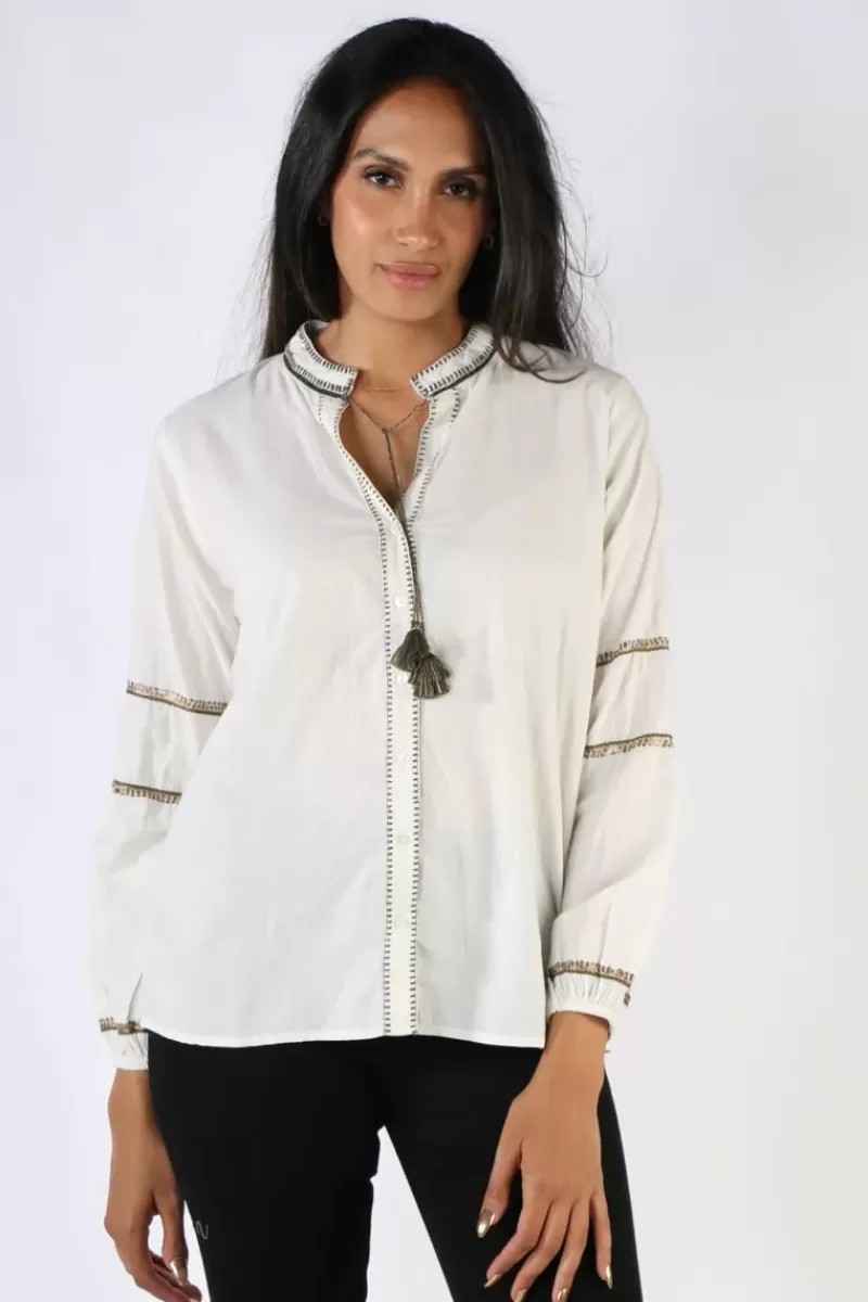 MAISON HOTEL Blanche Shirt In Cream