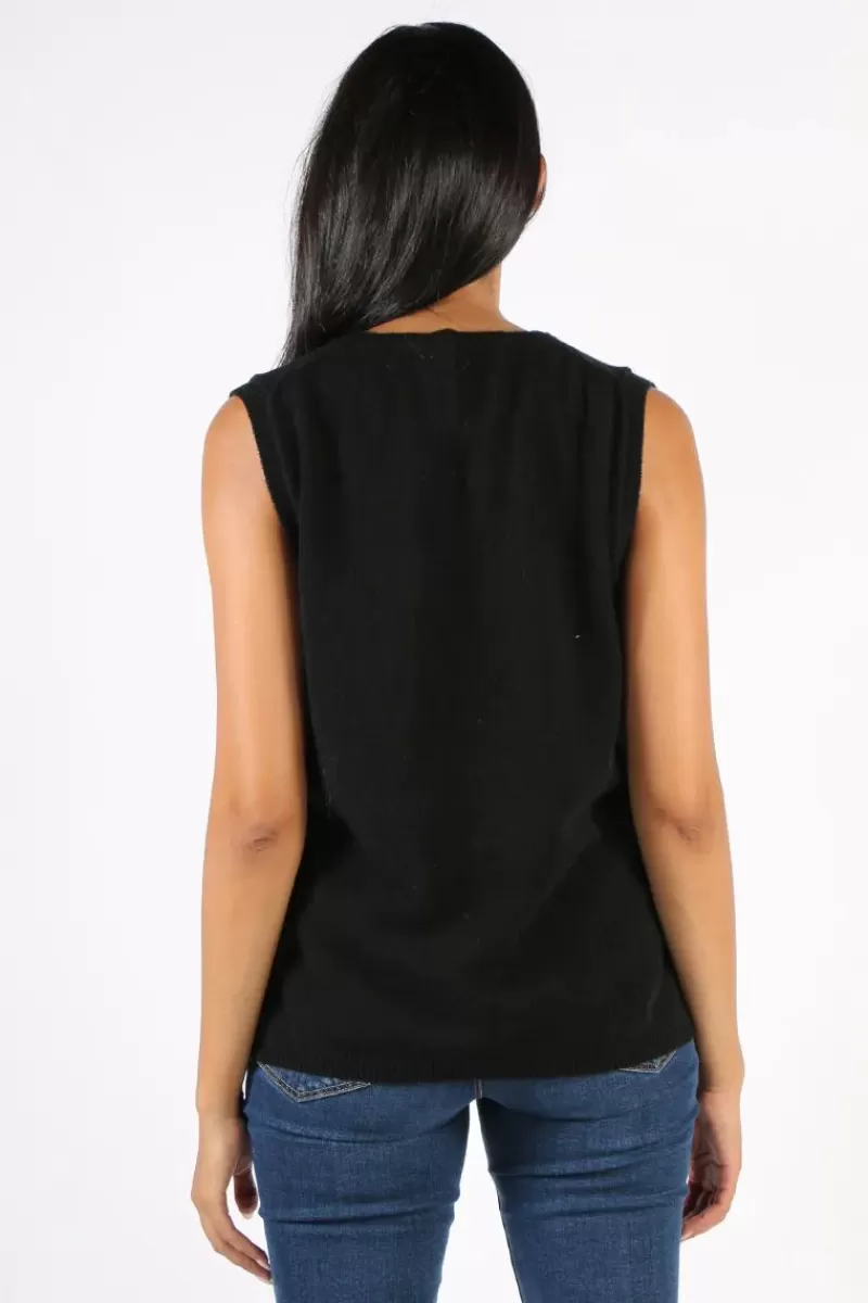 MANSTED Mitos Vest In Black