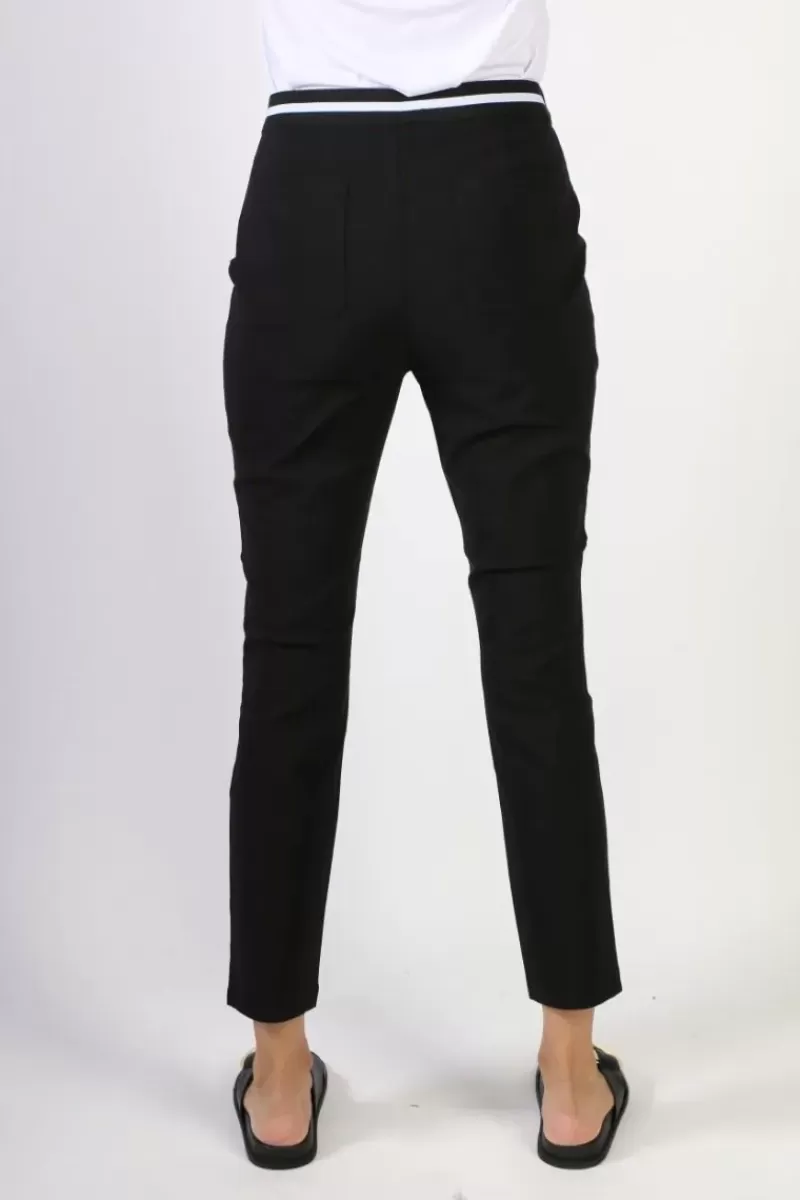 MARCO POLO Bengaline 7/8 Pant In Black