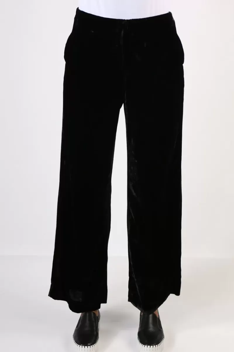 MASAI Petule Velvet Pant In Black