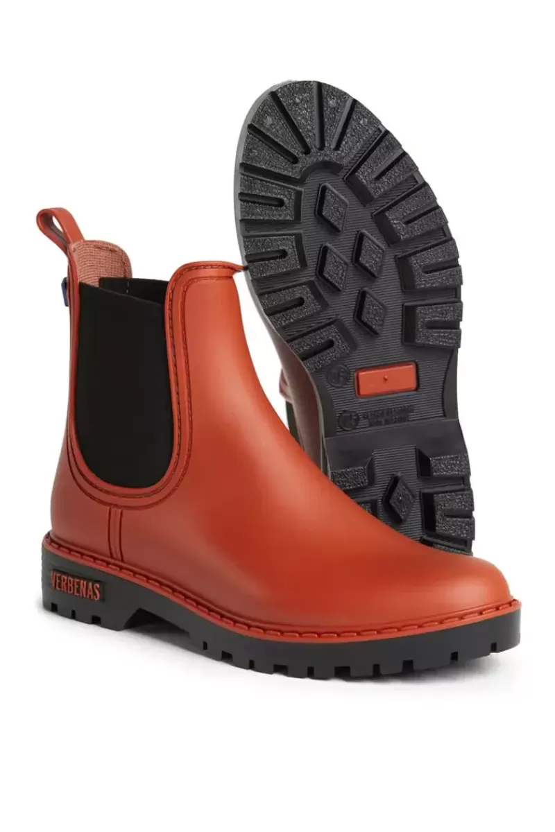 VERBENAS Mate Gumboot By In Orange