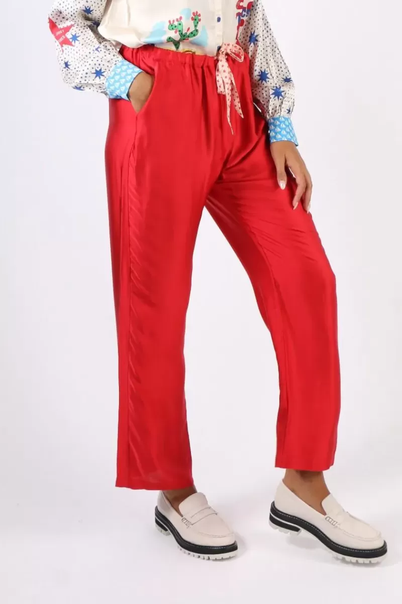 ME369 Demi Pant In Red