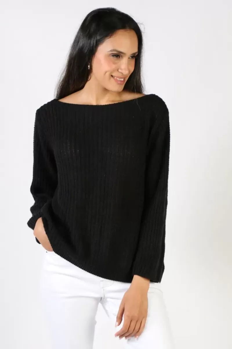 M.I.L.S.O.N Milson Piper Jumper In Black