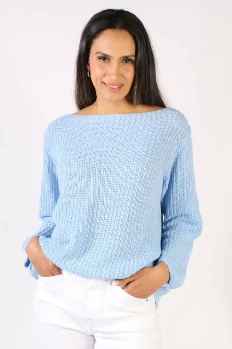 M.I.L.S.O.N Milson Piper Jumper In Chambray