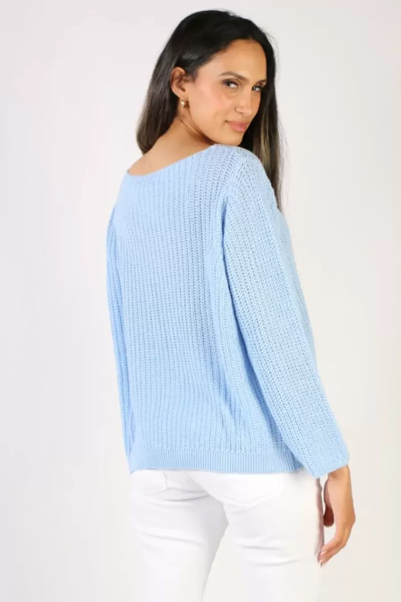 M.I.L.S.O.N Milson Piper Jumper In Chambray