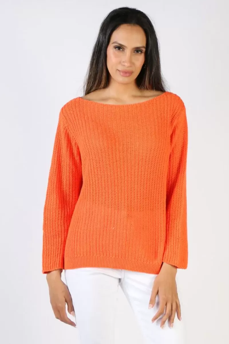 M.I.L.S.O.N Milson Piper Jumper In Mandarin