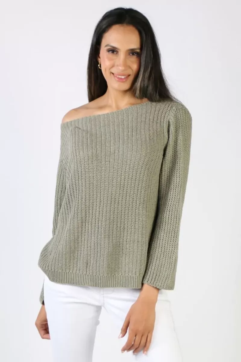 M.I.L.S.O.N Milson Piper Jumper In Olive