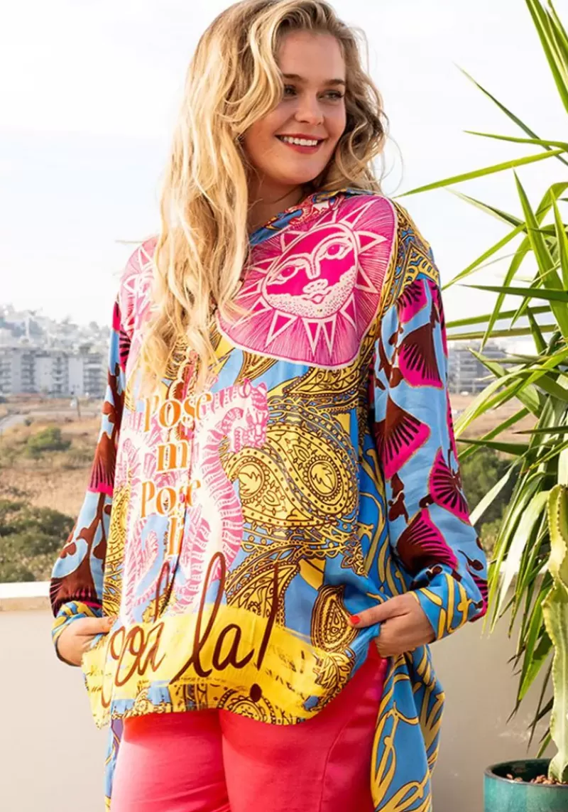 MISS GOODLIFE Ooh La La Shirt In Multi