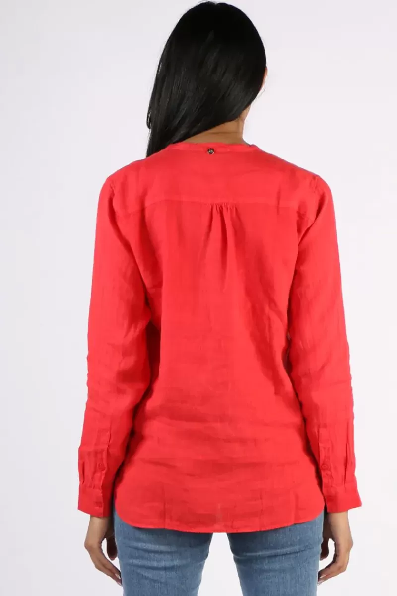 MOS MOSH Danna Shirt In Tomato