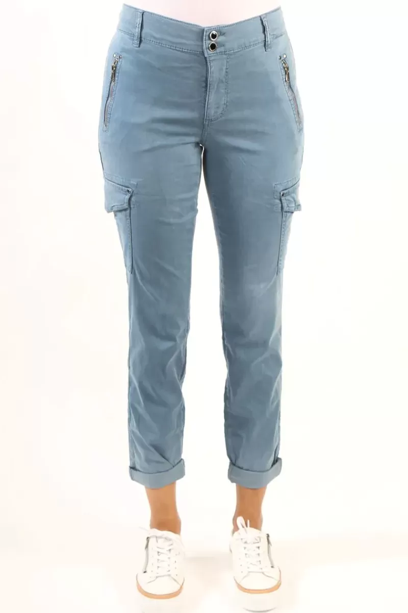 MOS MOSH Gilles Timaf Cargo Pant In Shadow Blue