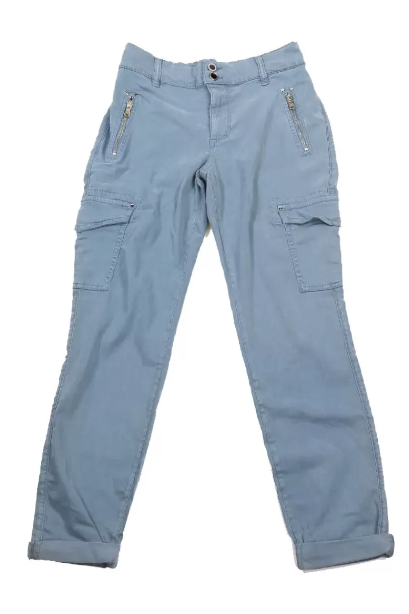 MOS MOSH Gilles Timaf Cargo Pant In Shadow Blue