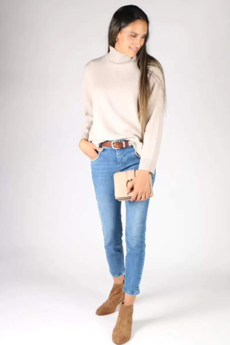 MOS MOSH Jade Cosy Jean In Blue