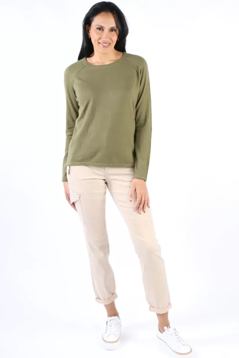 MOS MOSH Tani Wyn Jumper In Olive