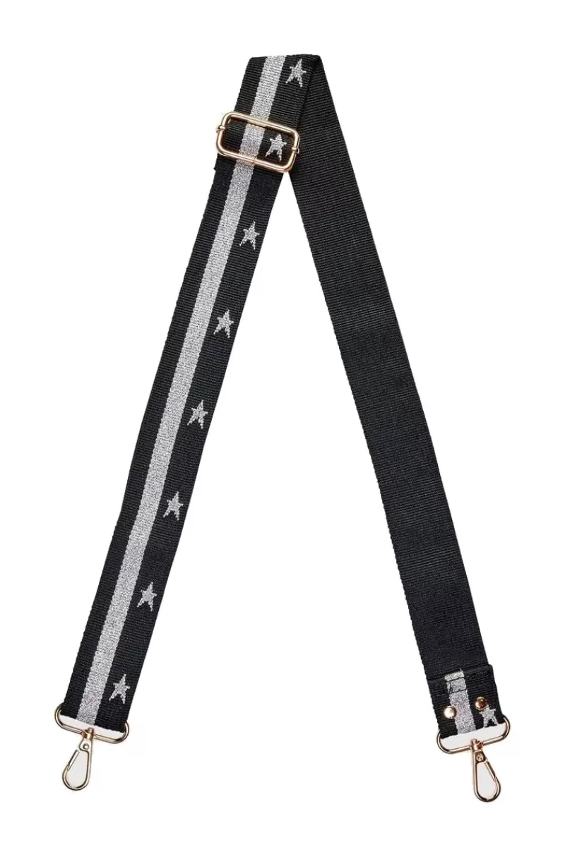 LOUENHIDE Munroe Bag Strap By In Black/Silver