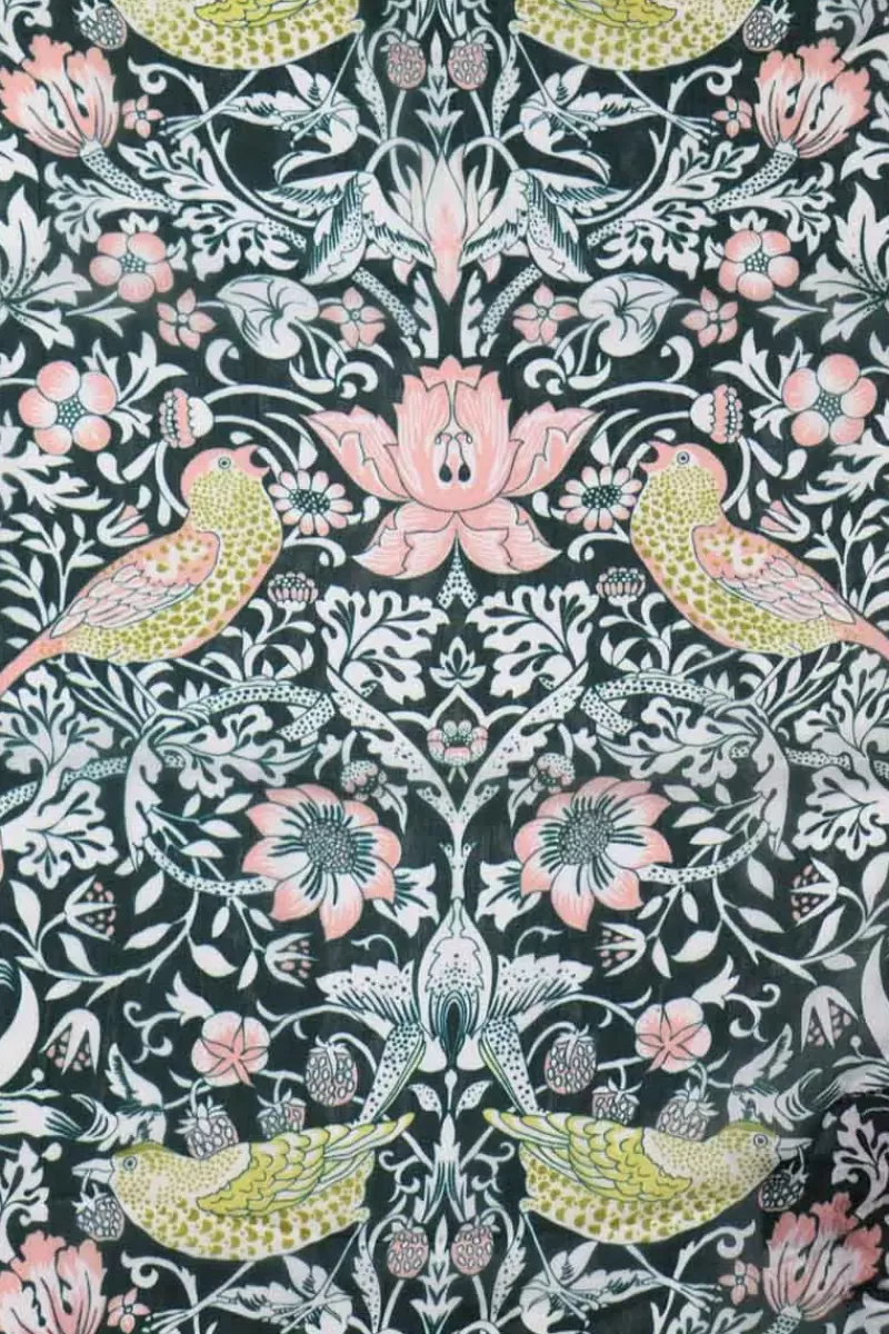 NAMASKAR Bird Silk Scarf In Print