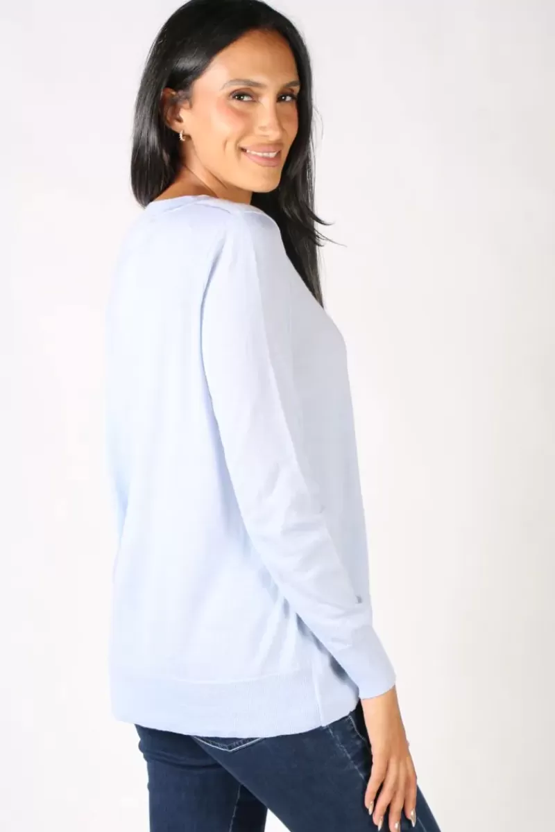 VERGE Network Sweater By In Bluebell