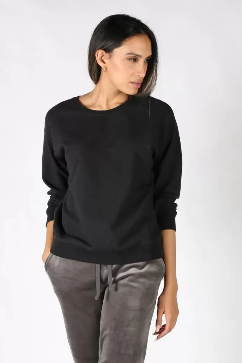 NYDJ Luxe Cotton Sweat In Black