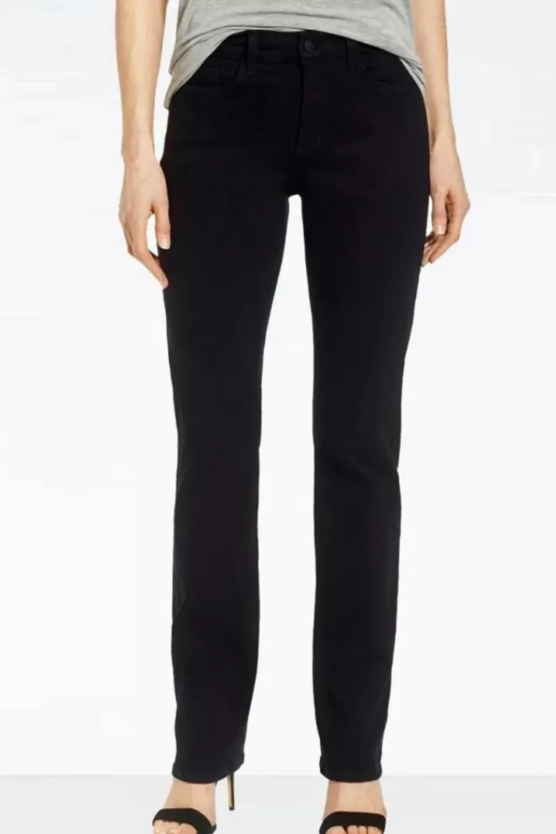 NYDJ Marilyn Straight Jeans In Black