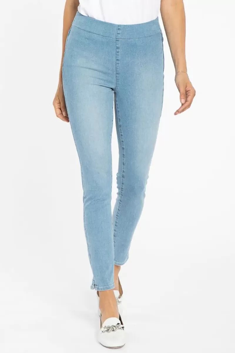 NYDJ Super Skinny Pull On Jean In Clean Seascape