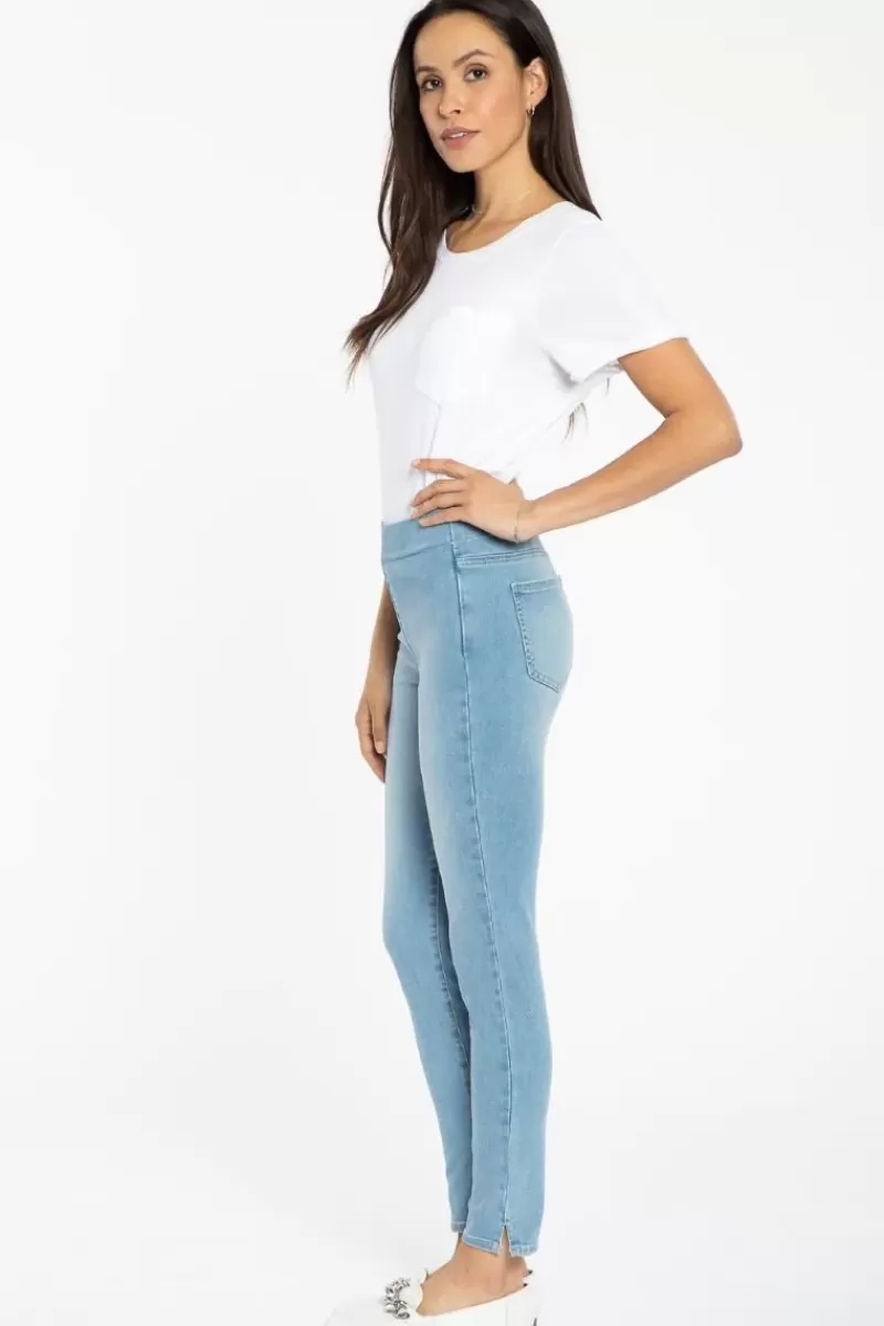 NYDJ Super Skinny Pull On Jean In Clean Seascape