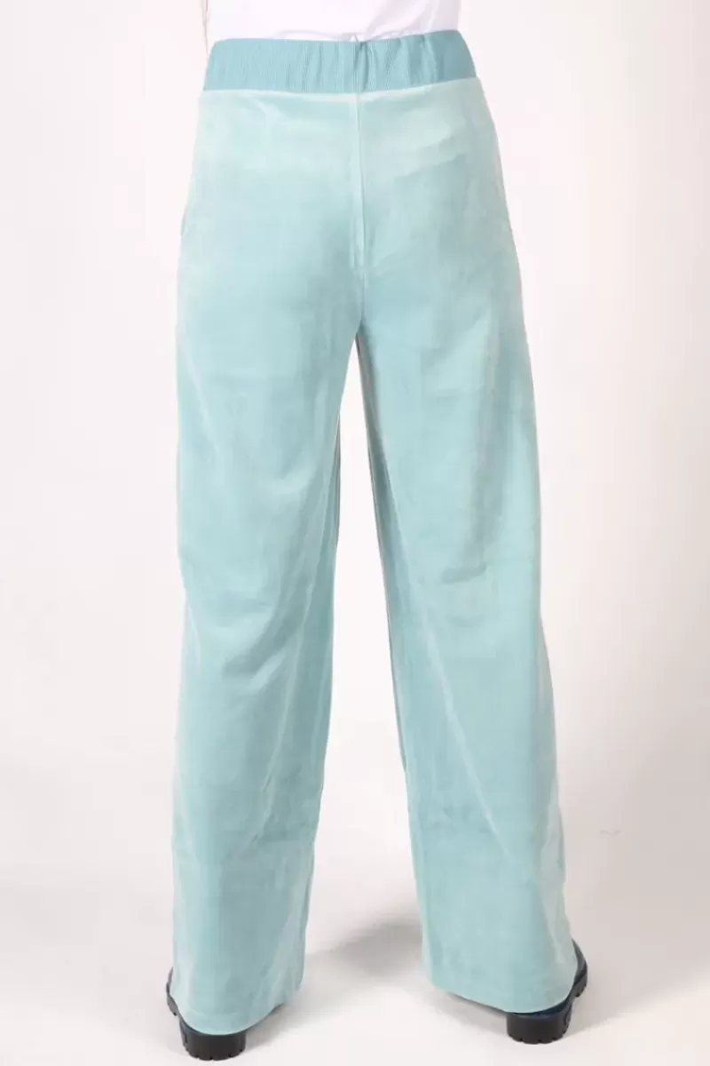 NYDJ Velour Wide Leg Jogger In Blue